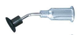 Excelta - PVB-CB-14 - Vacuum Probe/Cup - Bent Tip - Three Star - Black Buna-N - .25"(6.25mm) Dia., 0.25" Height, 0.25" Wide, 1.5" Length