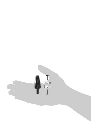 Irwin Tools IRWIN 10220CB Unibit 1/16-Inch Hole Enlarging 8-Steps Cobalt Alloy Steel Step Drill Bit