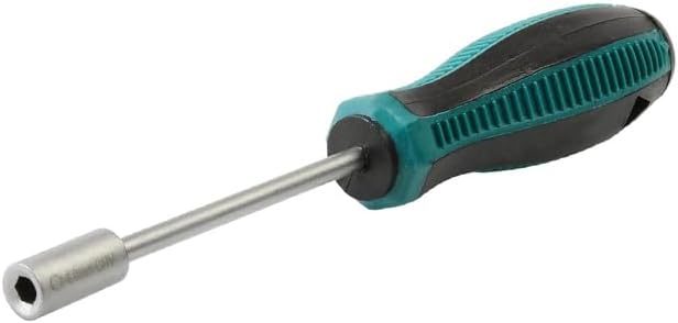 Utoolmart 4mm Socket Wrench Screwdriver, Hex Nut Key Wrench, Cr-V Steel Round Shaft, Non-Magnetic