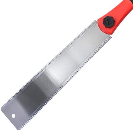 Meichoon Japanese Style Hand Saw - Double Edge Pull Saw, 12.5 Inch Flexible Blade, 25.6 Inch Length