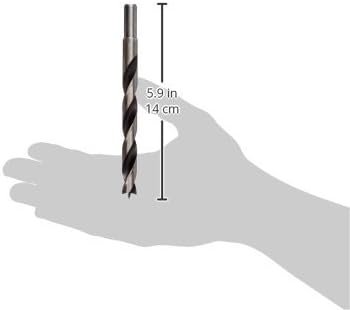 Fisch - 1200318 FSF-327844 Chrome Vanadium Brad Point Drill Bit, 1 inch