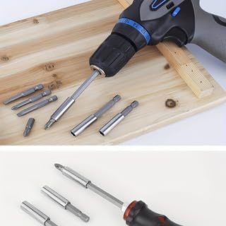 Precision 10 pcs Magnetic Bit Holders Set - Professional Screwdriver Bits 1/4" with Strong Magnet for Secure Grip