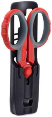 Ascend Tools Multipurpose Electrician's Shears 5-1/2 inch - High Carbon Steel Serrated Blade, Cut/Strip Electrical Wire, Wire Cutting Notch, Crimp Terminals, Clean/file Electrical Boxes