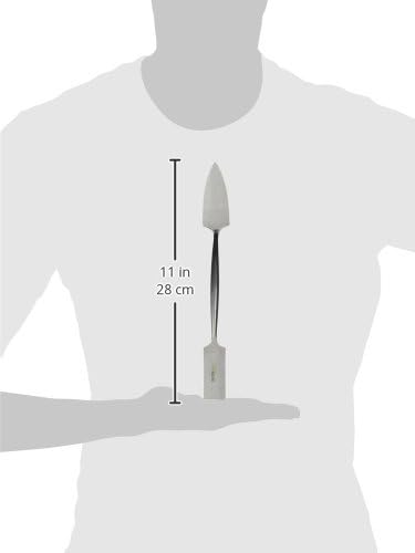 Bon Trowel and Square Tool ??1" Forged Steel Blade with Trowel and Square Ends for Detail Work ??8 3/4" Long Hand Tool for Masonry, Stucco, and Decorative Finishing