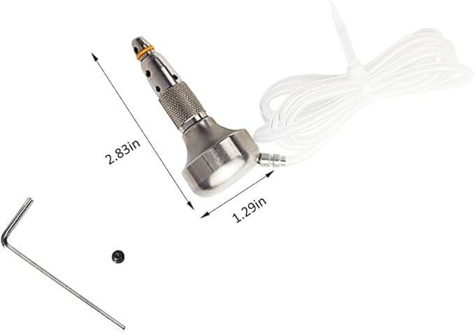 lakimi Engraving Handpiece for Air-Free Pneumatic Engraving Machine, Jewelry Metal Engraving Machine Tools ATH01 (Standard Handpiece)