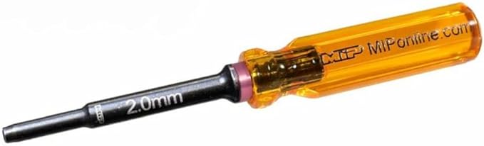 MIP 9812 2.0mm Metric Hex Nut Driver RC Tool ??Precision Grip Hex Screwdriver with Deep Socket for RC Car Repair, Made 100% in USA