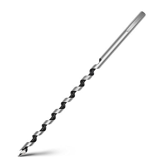 2 Pack 5/16 inch x 9 inch Auger Drill Bit for Wood,Hex Shank Ship Auger Bit for Soft Wood, Hard Wood, Plastic, Composite Materials and DIY Projects