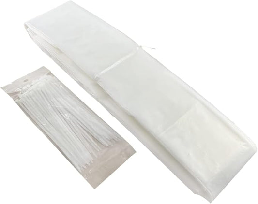 72 ft. Dust Extractor Collection Bags (4 Pack) fits Longo Pack for Concrete Grinding, Sawing & Drilling Applications