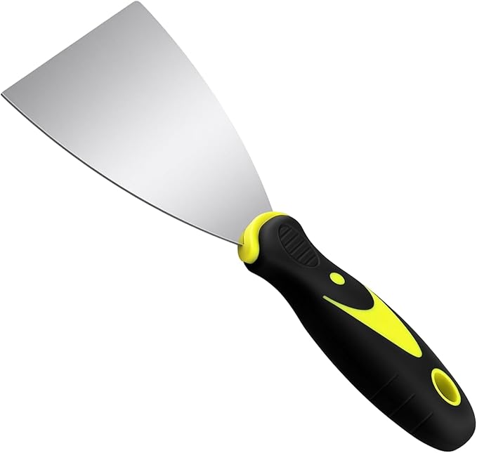 20PCS Putty Knife Set, 2 Inch and 4 Inch Stainless Steel Spackle Knives with Non Slip Handles, Metal Knife Scrapers for Drywall Finishing, Plaster Scraping, Decals, and Wallpaper