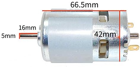 CHANCS 775 Motor DC 12V/24V Table Saw Kit High Power Torque Circular Saw with Saw Blade Chuck and Saw Blade