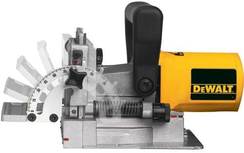 DEWALT Biscuit Joiner, 6.5 Amp, 10,000 RPM, Retractable 45 Degree Notch, For Depth Spots (DW682K)
