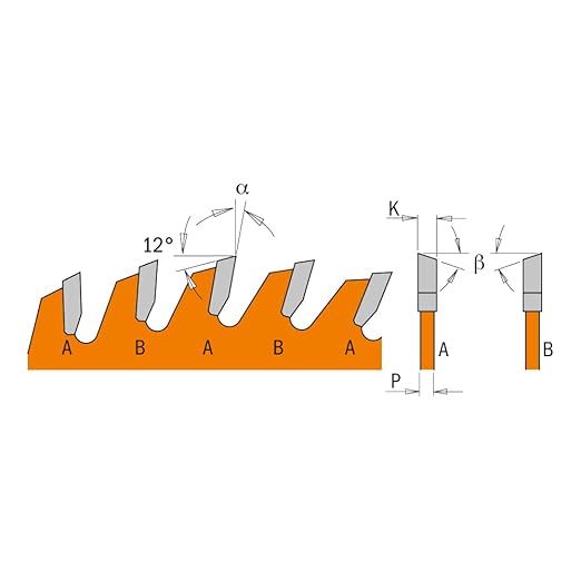 CMT ORANGE TOOLS 273.165.56H ITK Plus Saw Blade 6-1/2''x0.063''/0.039''x20mm(5/8'') Z56
