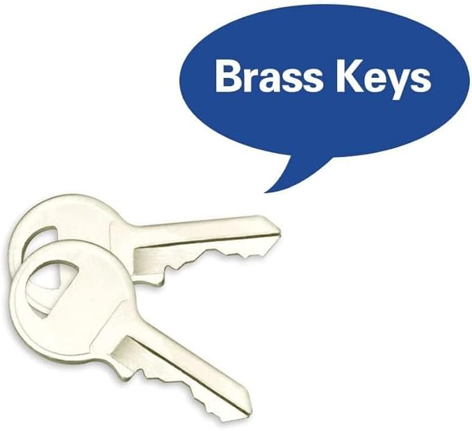 Laminated Steel Padlocks, Keyed Alike - 60 Pack, 1-9/16" Shackle, Brass Cylinder, Metallic, For Hasp Latch, Sheds, Fences, Storage Locker, School, Gym
