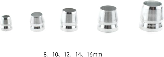 15PCS Handle Wedge Kit - 5 Sizes Safety Round Iron Wedges for Axes & Hammers