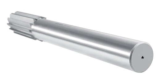 Accusize Industrial Tools 1-1/2'' H.S.S. M2 Straight Shank Straight Flute Chucking Reamer, Flute Length 3-1/2'', Oal 12-1/2'', Rh, 12 Flute, 5015-0340