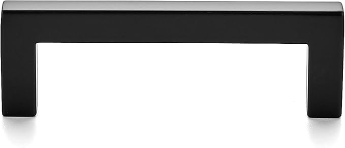 Ravinte 40 Pack Solid 3 Inch Center to Center Slim Square Bar Drawer Handles Kitchen Cabinet Handles Black Drawer Pulls Kitchen Cabinet Hardware Kitchen Handles Matte Black Cabinet Pulls