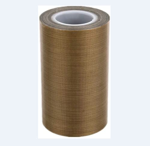 AIYUNNI Teflon Tape, (6-inch x 33 Feet x 0.18mm) PTFE Tape for Vacuum Sealer Machine, Hand Impulse Sealers Insulation PTFE Coated Fiberglass Adhesive Tape Compatible with FoodSaver, Weston, Cabellas