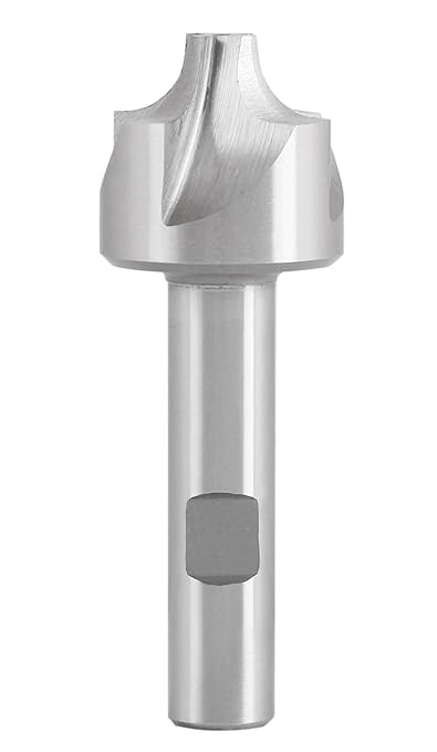 Accusize Industrial Tools Hss Corner Roudning End Mill, 5/16'' Radius, 1/2'' Shank Diameter, 1-1/8'' Largest Diameter, 3-1/4'' Oal, 1011-0512