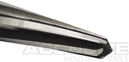 Accusize Industrial Tools 13/16'' H.S.S. Aligning Reamer with 3/4'' / 0.75'' Weldon Shank, Spiral Flute, 0521-0316