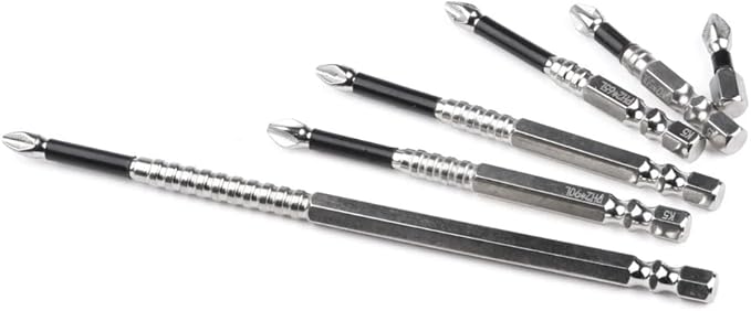 High Magnetic Screwdriver Drill Bit Set, 2025 New Magnetic Screwdriver Bits, Universal Anti Slip Magnetic Electric Screwdriver Set Suitable for Home Decoration, Car Repair (12PCS)