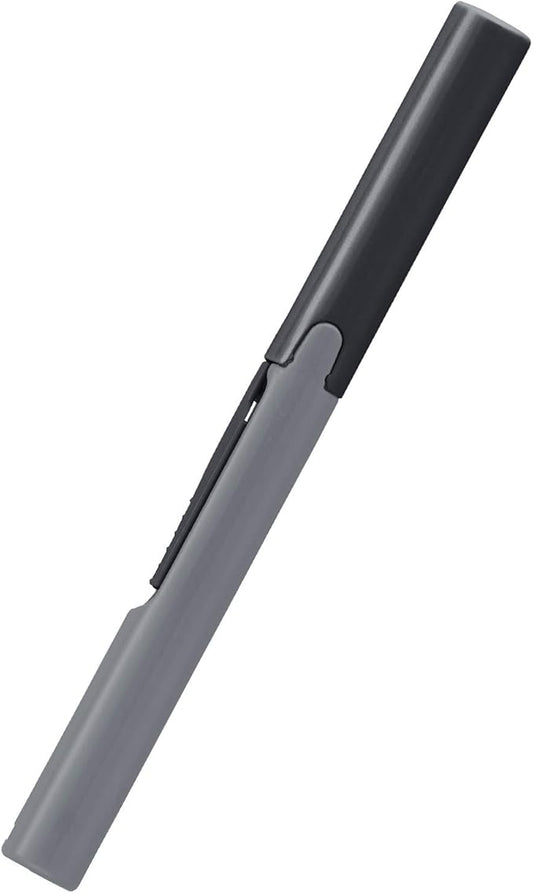 Plus Pen Style Non-Stick Compact TSA Twiggy Scissors with Cover, Charcoal