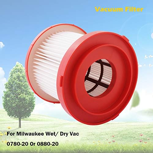 49-90-1900 HEPA Filter Replacement Compatible with Milwau-kkee M18 Cordless 2 Gal.Wet Dry Vacuum 0880-20 0780-20