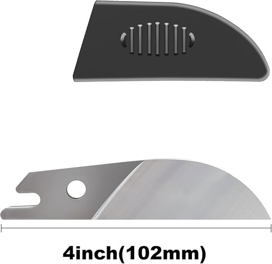 O?셎hine Miter Shears 3pcs Replacement SK5 Steel Blades with Sheaths, Shoe Molding Cutter Multi Angle Trim Cutter Blade for Angular Cutting Molding Crafting