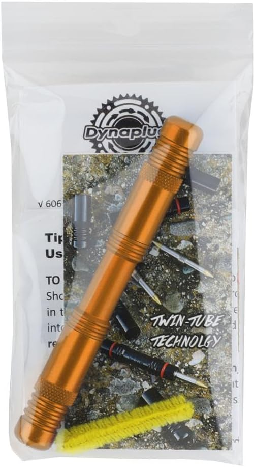 Dynaplug Racer Pro Bicycle Tire Repair Tool 100% USA Made (Orange)
