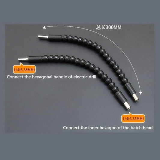 22Pcs Flexible Screwdriver Drill Bit Extension - Drill Bit Extender Holder Set Shaft Tip for Computer Chassis, Electrical Cabinets, Furniture etc
