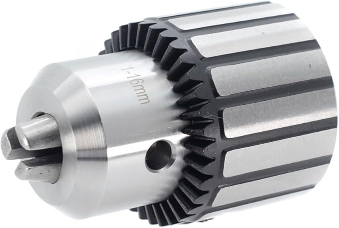 Drill Chuck JESTUOUS JT33 Key Type 5/8 Inch(1-16mm) with MT2 Morse Taper Arbor Heavy Duty Chucks