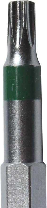 T25 X 2" Torx/Star Driver Bit - Color Coded Quick Change Shank Bit for Screws and Fasteners (50)