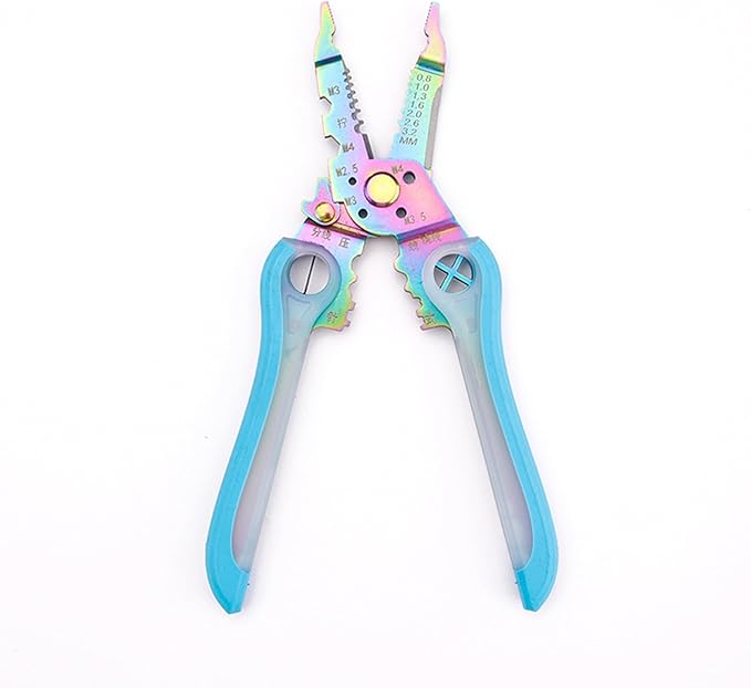 BONNEAIDE Small Wire Stripper/Crimper/Cutter, Electrical Pliers, Cutting/Crimping/Stripping Multi Tool, Electricians Tools