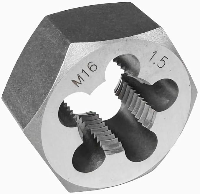 Yamesh M16 x 1.5 Hex Die Rethreading Die Thread Die Carton Steel For Right Hand