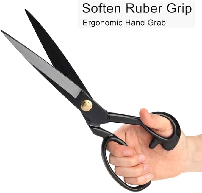 Fabric Scissors - 8 Inch Sewing Dressmaking Scissors Tailor's Dressmaker Shears for Cutting Fabric, Clothes, Leather, Raw Materials