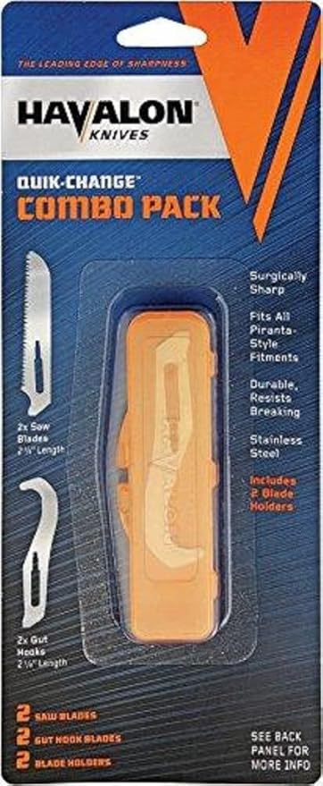 Havalon Piranta Saw Blade Gut Hook Combo Pack