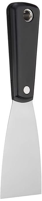 Amazon Basics Flex Nylon Handle Putty Knife Scraper, with Carbon Steel Blade, 2"