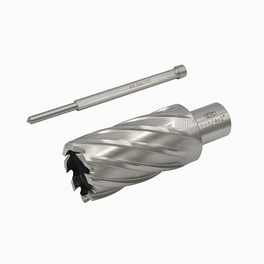 HSS M2AL Annular Cutter 2" DOC with 3/4" Weldon Shank for Magnetic Drill Press by EST (D1-1/4" X 2")