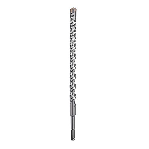 3/8 in x 18 in (10 x 460mm) SDS Plus Rotary Hammer Drill Bit, Concrete Drill Bit,Masonry Drill Bit for Concrete, Brick and Cement (Length : 460mm / 18 inch, 3/8 inch ( 10mm)