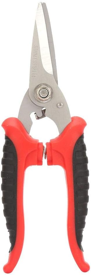 Heavy Duty Straight Cut Shears Metal Sheet Cutter 200mm Gardening Scissors NonSlip Handle for Hard Materials
