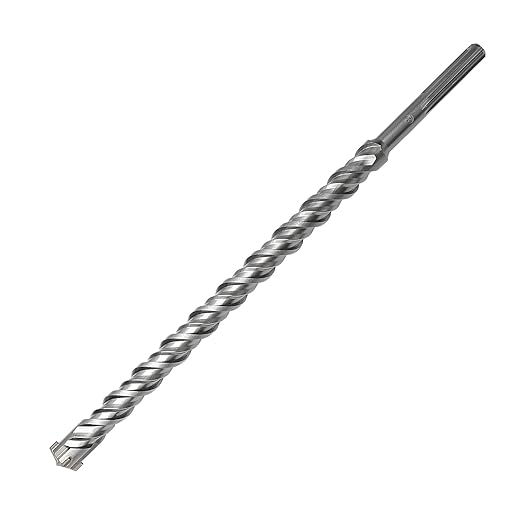 1-1/4 x 16 x 21 inch SDS Max Rotary Hammer Drill Bit, 32 x 540mm Carbide Tip Masonry Drill Bit,Concrete Drill Bit for Masonry, Brick, Stone, Concrete, 32mm (1-1/4 in) Diameter