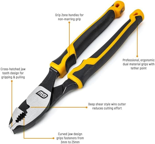 GEARWRENCH 4 Piece PITBULL Dual Material Mixed Plier Set - 82203C
