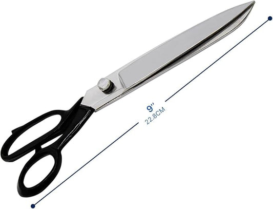 Tailor Scissors 9 Inch for Cutting Fabric Heavy Duty Scissors for Leather Cutting Industrial Sharp Sewing Shears for Home Office Artists Dressmakers