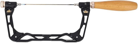 Coping Saw Kit Set,Woodworking U Shaped Aluminum Curved Saw Wooden Handle, for Woodworking, Plastic, Rubber, and Soft Metal Cutting