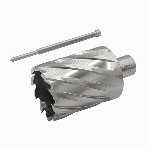 HSS M2AL Annular Cutter 2" DOC with 3/4" Weldon Shank for Magnetic Drill Press by EST (D1-7/8" X 2")