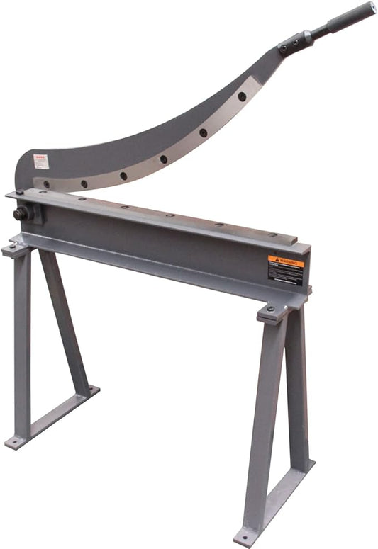 KAKA INDUSTRIAL Sheet Metal Shears,31-Inch 16Gauge (0.06 Inch) Guillotine Metal Shear,Sheet Cutter with Stand for Industrial Fabrication and Construction HS-30