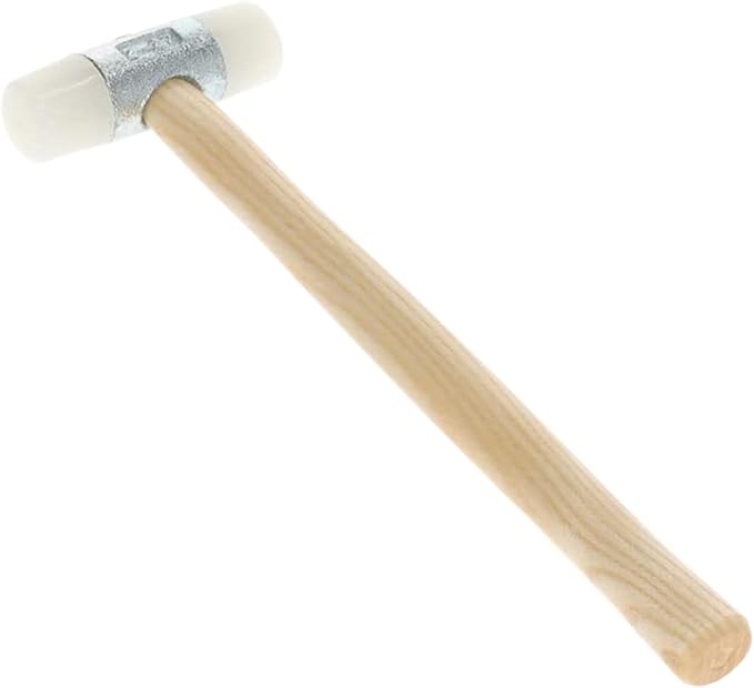 Nylon rubber mallet 40 oz white