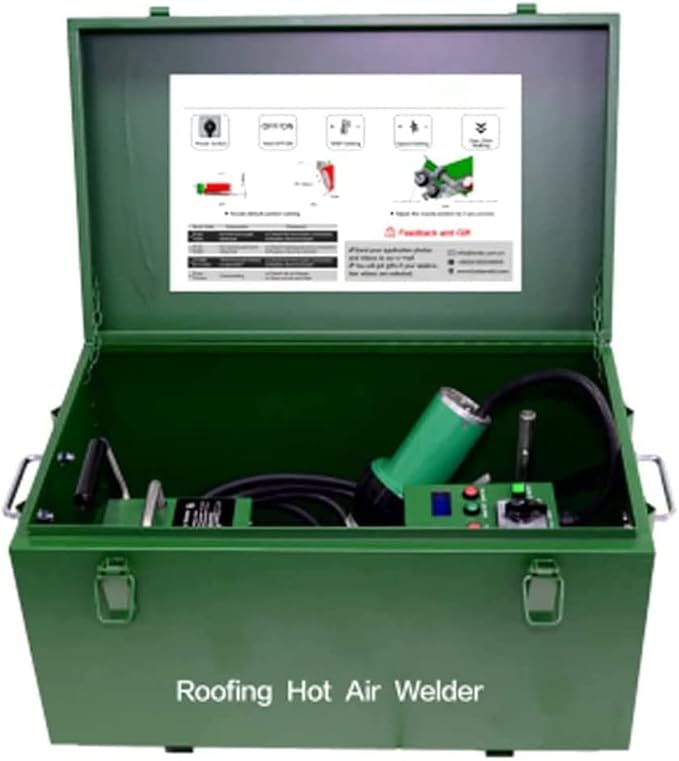 TPO PVC Roofing Welding MachineHand Held Plastic Welder
