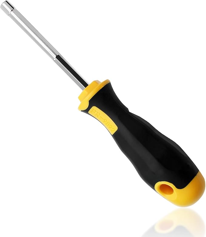 2Pcs 5mm Socket Wrench Screwdrivers High-Carbon Steel Hex Nut Driver for DIY Hand-Making, Repairs
