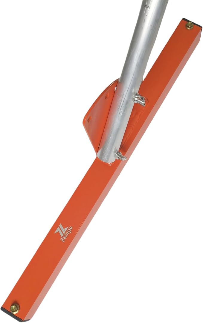 10-517 18in. Handheld Adjustable Magnet Sweeper, Orange