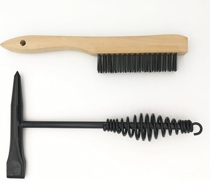 Gutimore Welding accessories kit,19pc,10.5 Inch Chipping Hammer,10" Wire Brush, torch striker,Torch Tip Cleaner,50lb Welding Magnet,Soapstone Holder and Refills